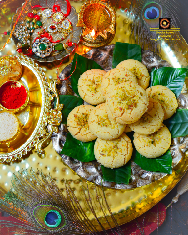 Thandai flavored Nankhatai