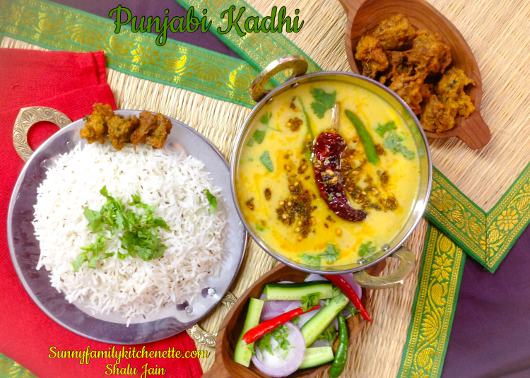 Punjabi Kadhi Pakorewali