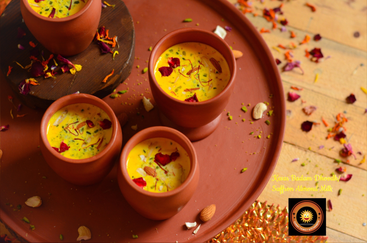 Kesar Badam Dhoodh/ Saffron Almond Milk