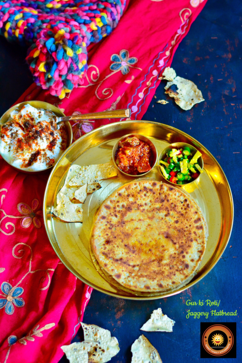 Gur ki Roti/ Jaggery Flatbread 