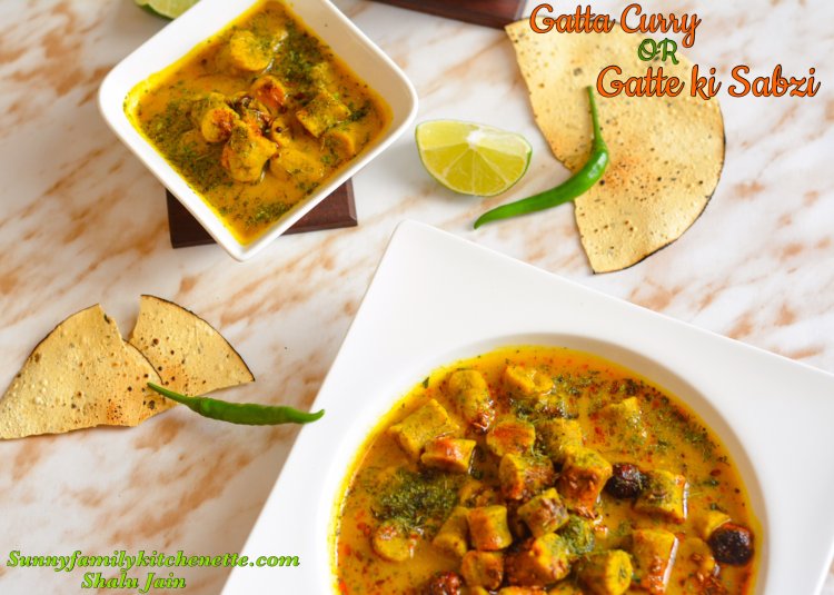 GATTA CURRY/ GATTE KI SABZI