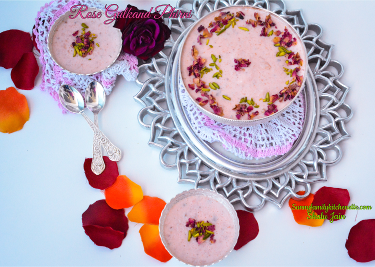 Rose Gulkand Phirni