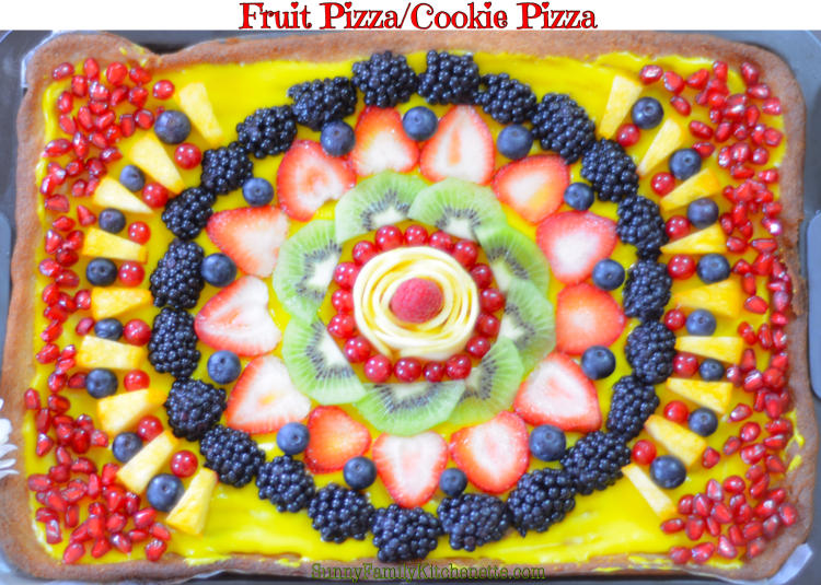 FRUIT PIZZA/COOKIE PIZZA