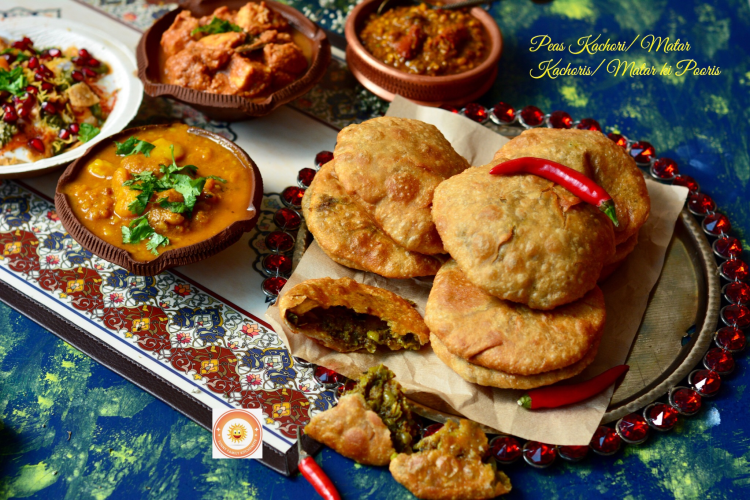 Peas Kachori/ Matar Kachoris/ Matar ki Pooris