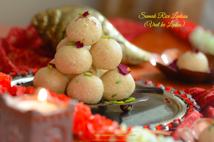 Samak Rice Ladoos/ Vrat ke Ladoos