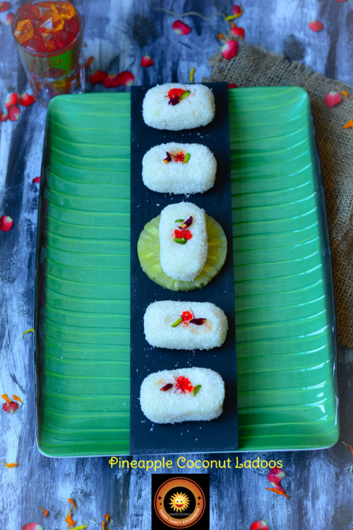 Pineapple Coconut Ladoos 