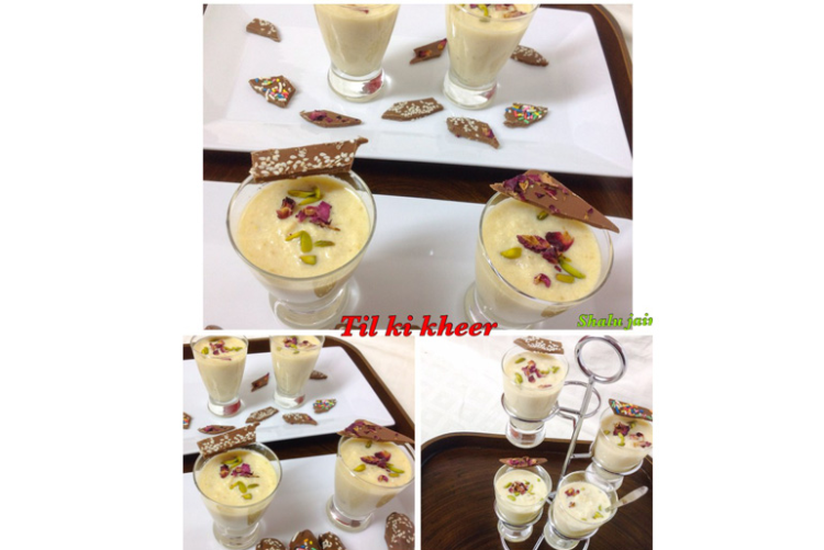 TIL KI KHEER/ SESAME SEEDS PUDDING