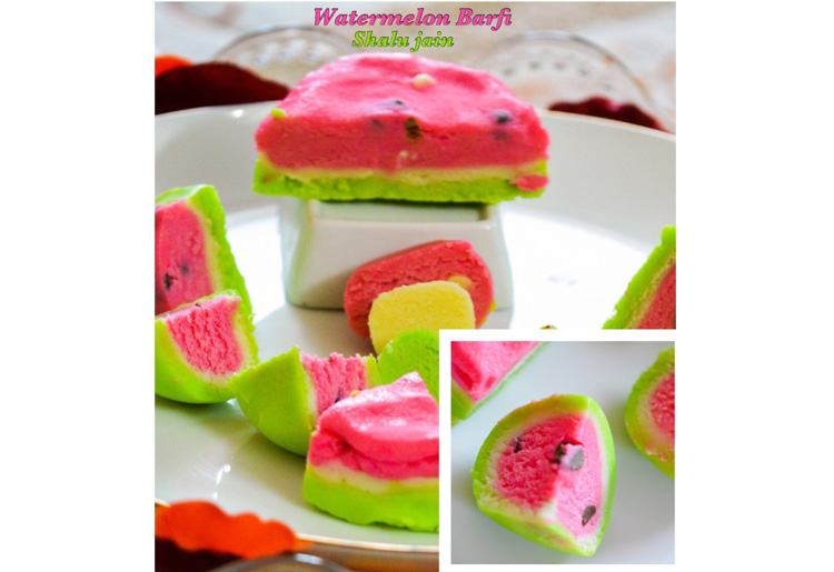 WATERMELON BARFI/FUDGE